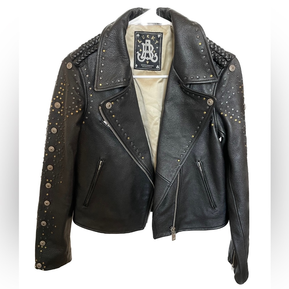 Scotch & Soda premium leather jacket